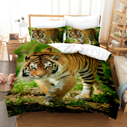 Animal Tiger Bed Set
