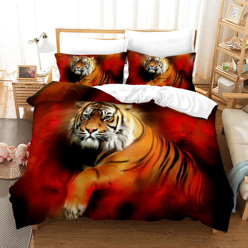 Fire Tiger Bed Set