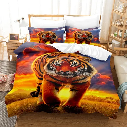 Big Tiger Bed Set