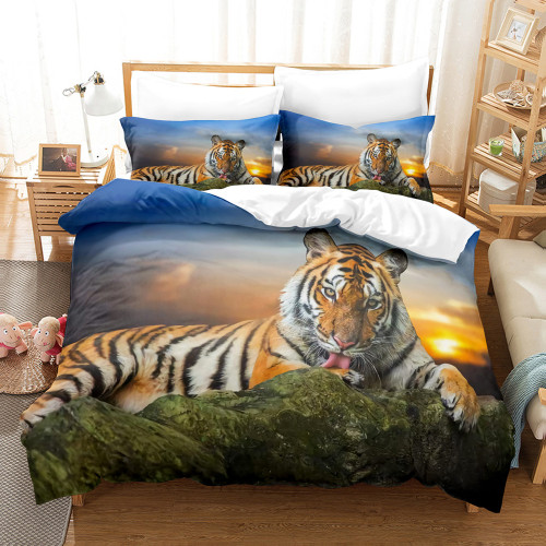 Hunting Tiger Bed Set