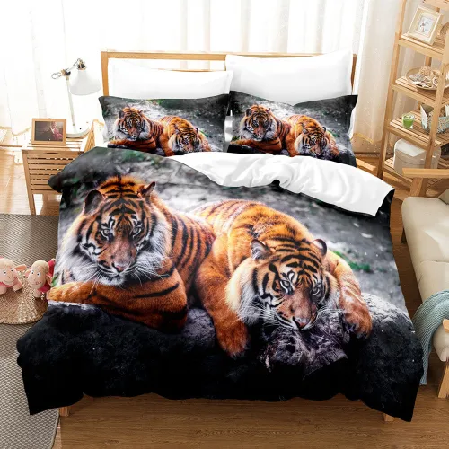 Tiger Packs Bed Set