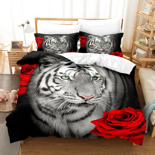 Rose Tiger Bed Set
