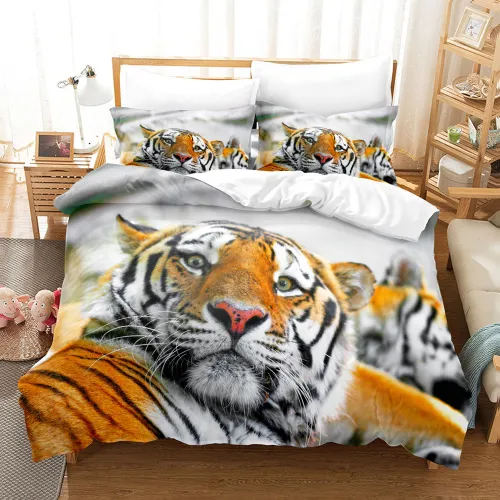 Cute Tiger Bed Set