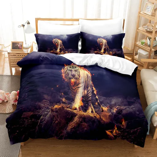 Gothic Tiger Bed Set