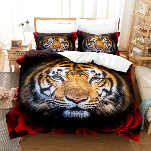 Rose Tiger Bed Set