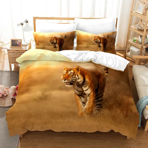Animal Tiger Bed Set