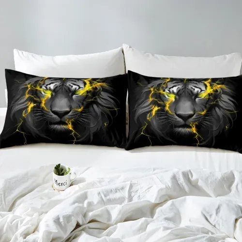 Lightning Tiger Bed Set
