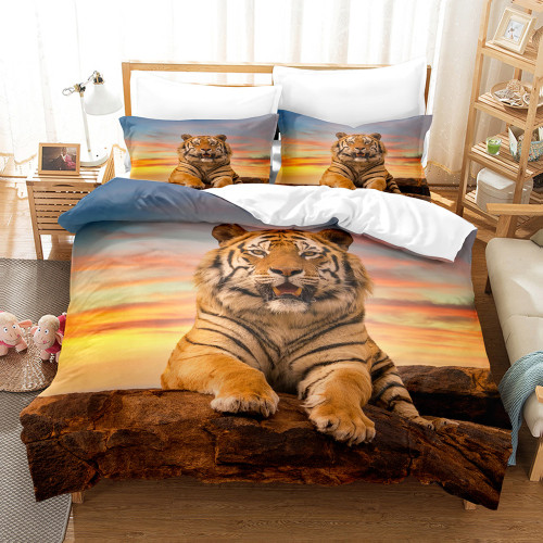 Cute Tiger Bed Set