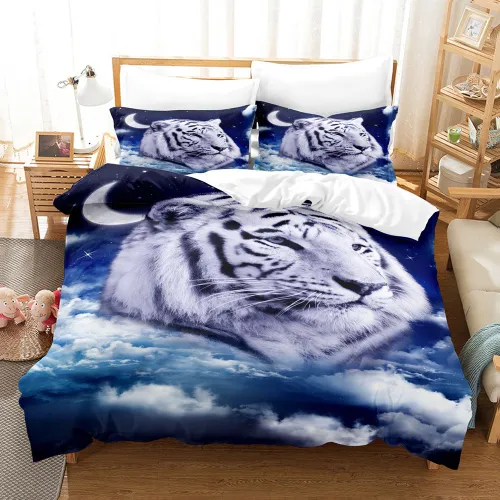 Moon Cloud Tiger Bed Set