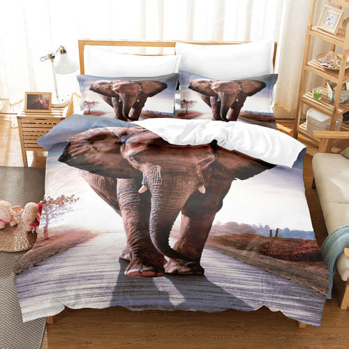 Wild Elephant Bed Set