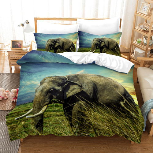 Elephant Design Bed Set