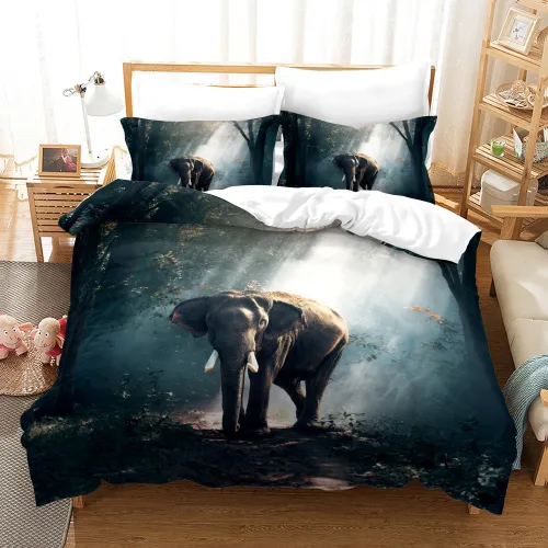 Forest Elephant Bed Set