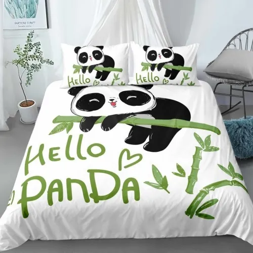 Hello Panda Bed Set