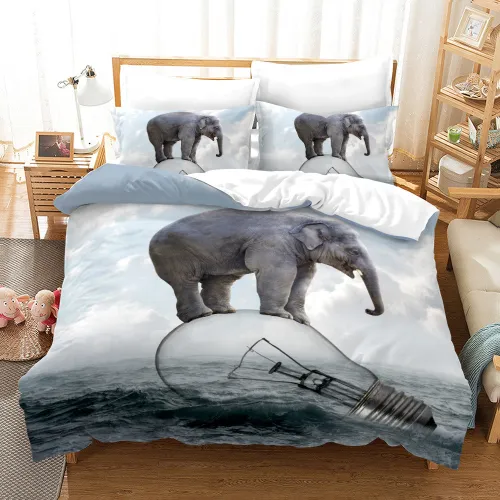 Funny Elephant Bed Set
