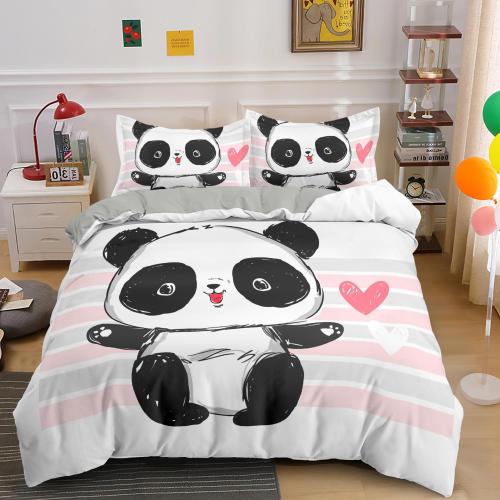 Cute Panda Bed Set