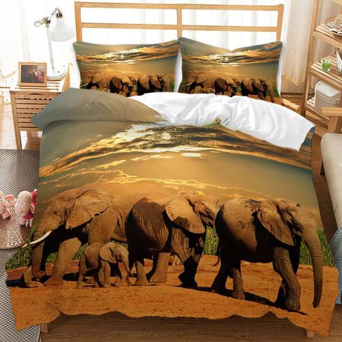 African Elephant Bed Set
