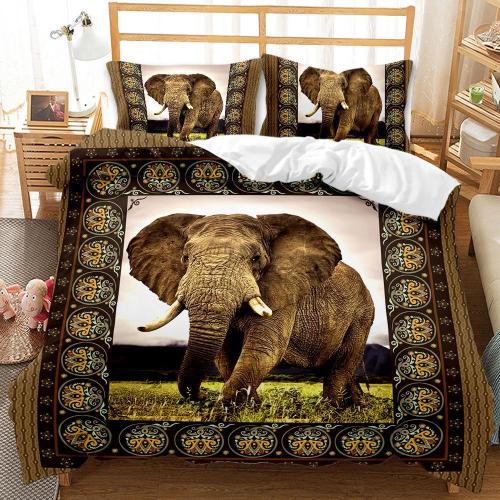 Bohemian Elephant Bed Set