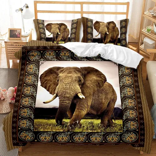 Bohemian Elephant Bed Set