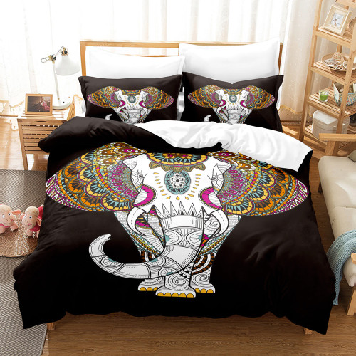 Bohemian Elephant Bed Set
