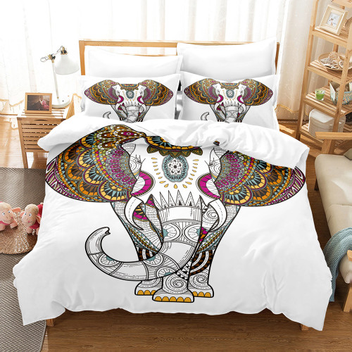 Bohemian Elephant Bed Set