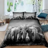 Elephant Family Bed Set