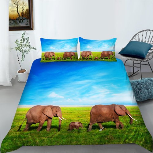 Family Elephant Bed Set