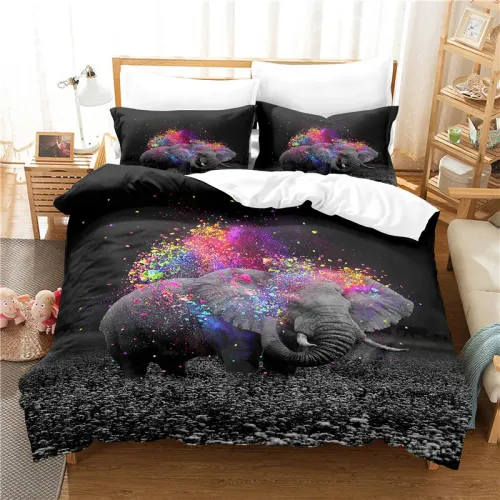 Elephant Galaxy Bed Set