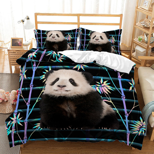 Panda Pattern Bed Set