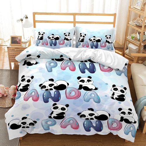 Kawaii Panda Bed Set