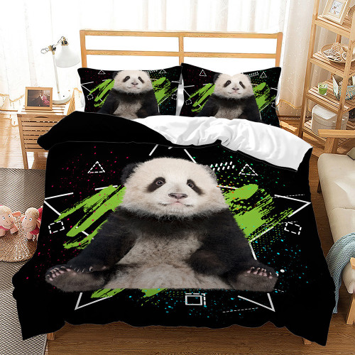 Chinese Panda Bed Set