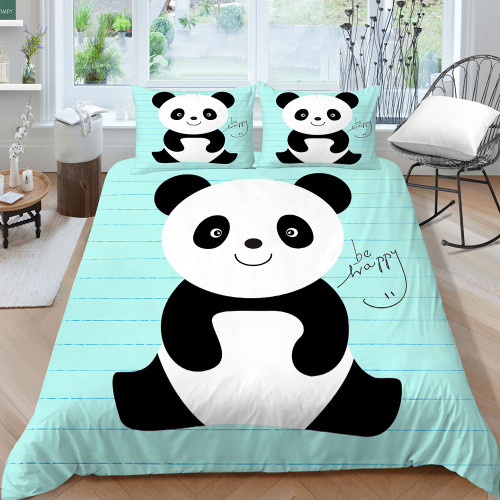 Be Happy Panda Bed Set