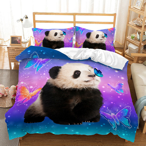 Galaxy Panda Bed Set