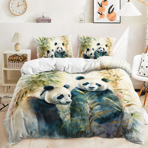 Panda Couples Bed Set
