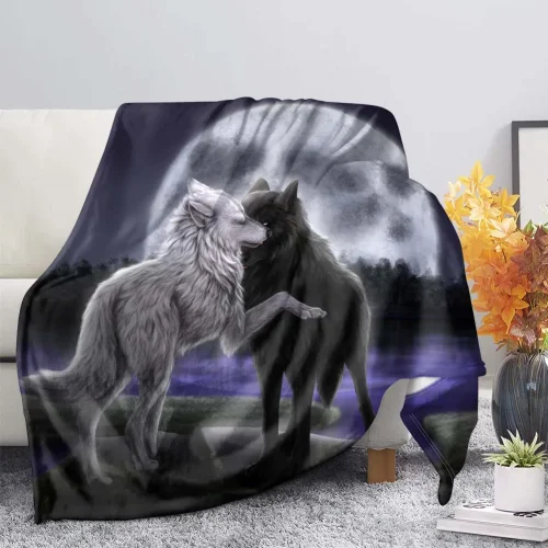 Wolf Lovers Plush Blanket