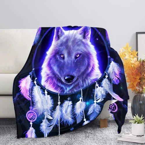 Wolf Dreamcatcher Blanket