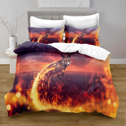 Flame Fox Bed Set