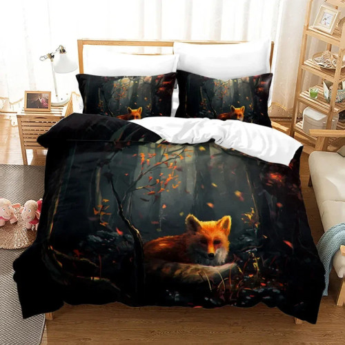 Forest Fox Bed Set