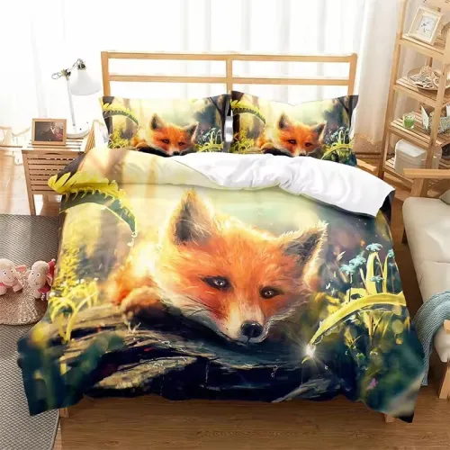 Vintage Fox Bed Set