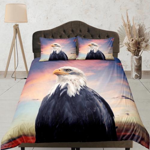 Bald Eagle Printed Bedding Set