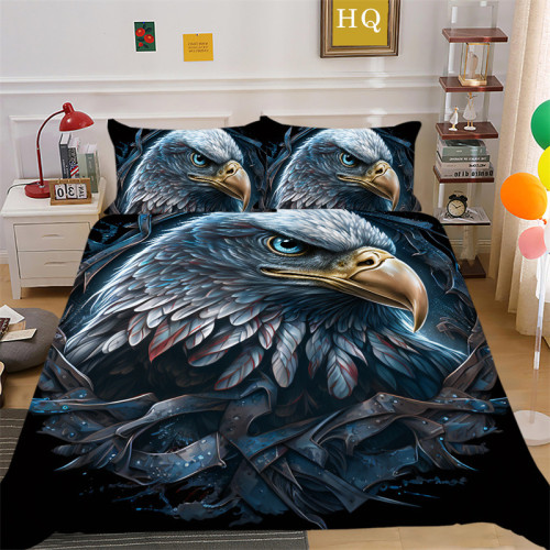 Bald Eagle Warrior Bed Set