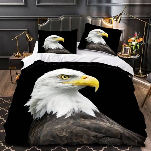 Wild Bald Eagle Bed Set