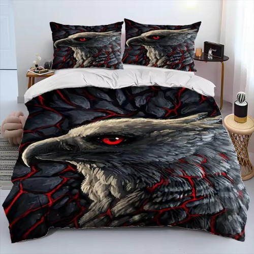 Eagle Eye Printed Bed Set