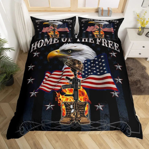 Home Of The Freedom Eagle Bed Set