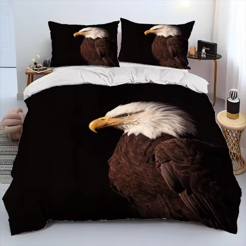 Wild Bald Eagle Bed Set