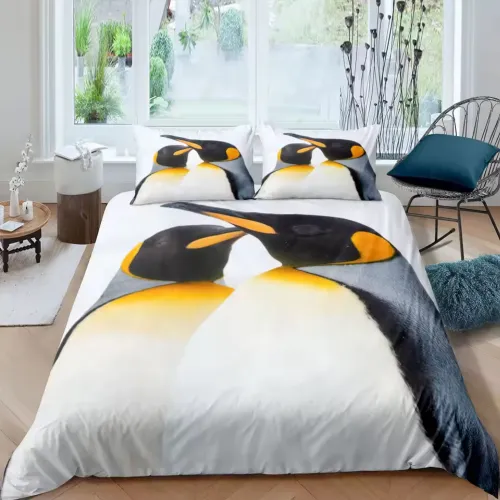 Penguin Couples Bed Set