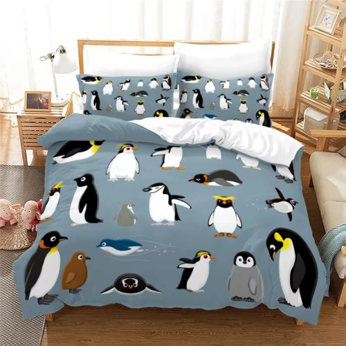 Penguin Species Bed Set