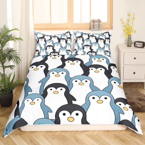 Kawaii Penguins Bed Set