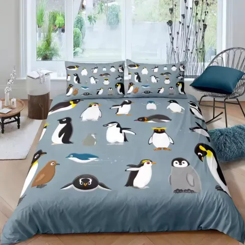 Penguin Species Bed Set