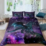 Dragon Galaxy Print Bed Set