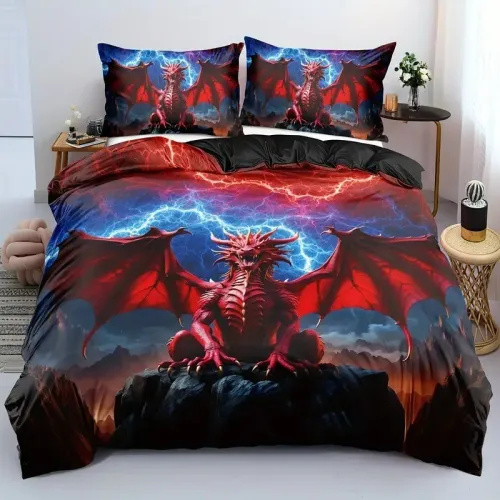 Lightning Dragon Bed Set